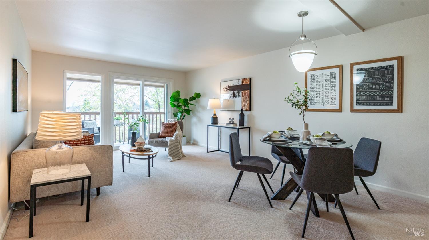 1540 Center Road, Unit 386 Novato, CA 94947 - Photo 1 of 1 a dining room with furniture and window
