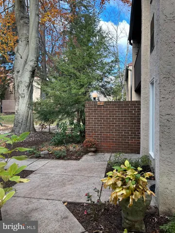 a backyard of a house