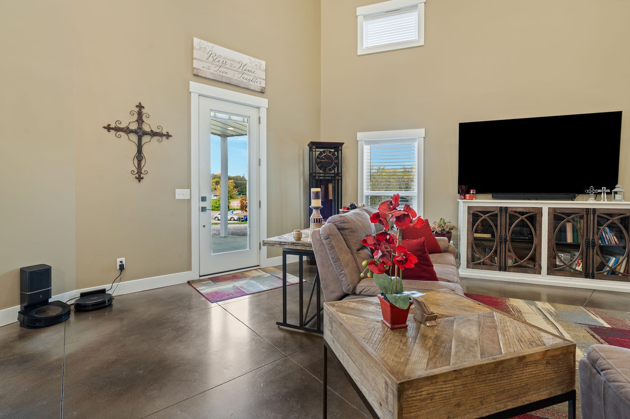 201 Graves Road Goodlettsville, TN 37072 - Photo 8 of 70 a living room with furniture and a flat screen tv
