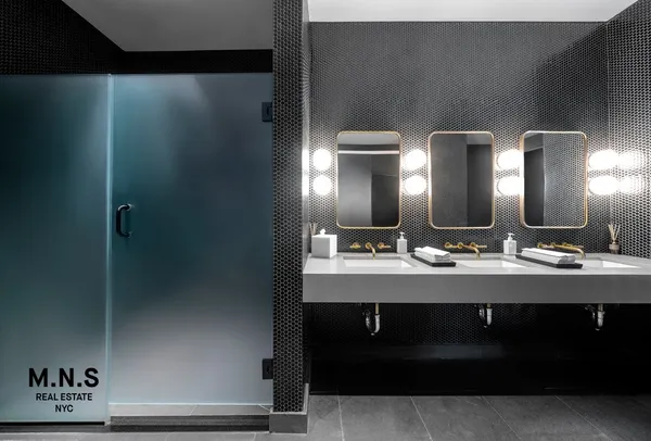 a view of a bathroom sink