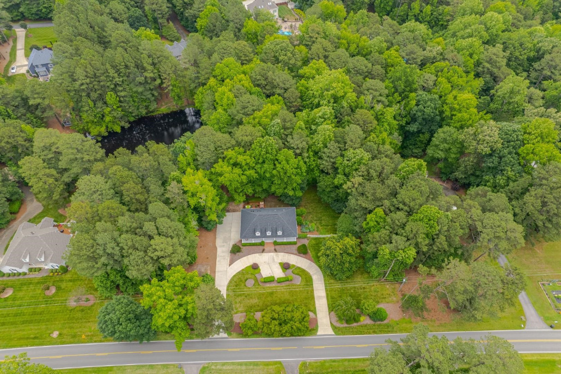 2516 Mt Vernon Church Road Raleigh, NC 27614 - Photo 51 of 58 an aerial view of a house with a yard