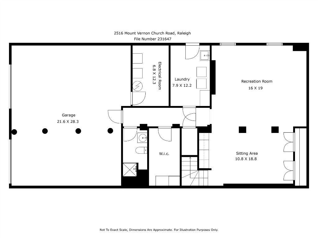 2516 Mt Vernon Church Road Raleigh, NC 27614 - Photo 57 of 58 a picture of a floor plan