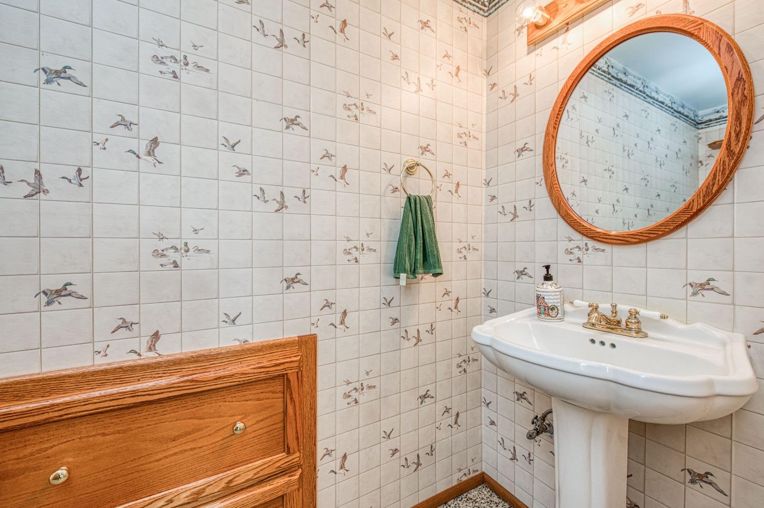 31334 Donald Avenue Madera, CA 93636 - Photo 16 of 38 a bathroom with a sink and a mirror