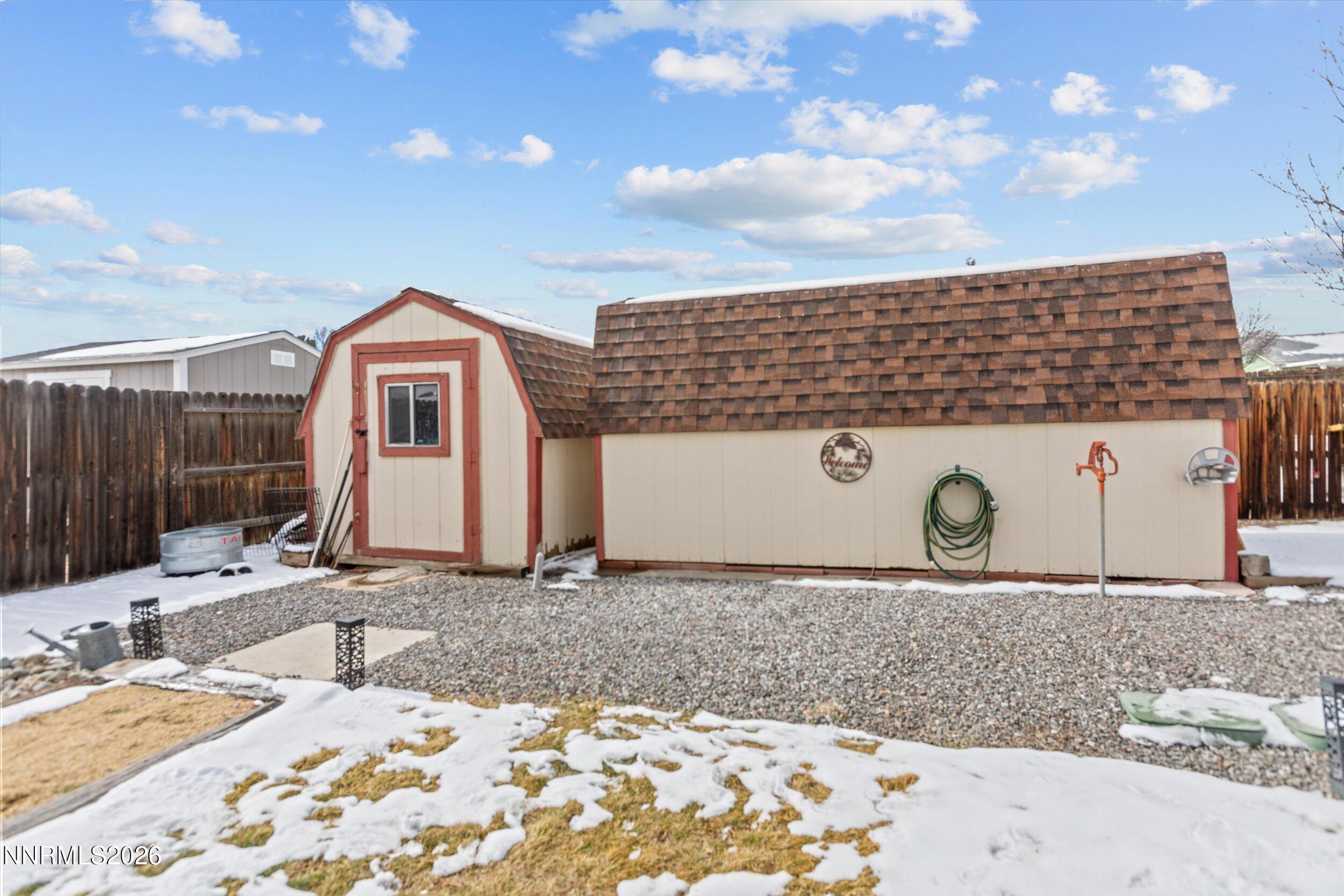 435 Kathy Terrace Sparks, NV 89436 - Photo 37 of 49 a front view of a house with snow