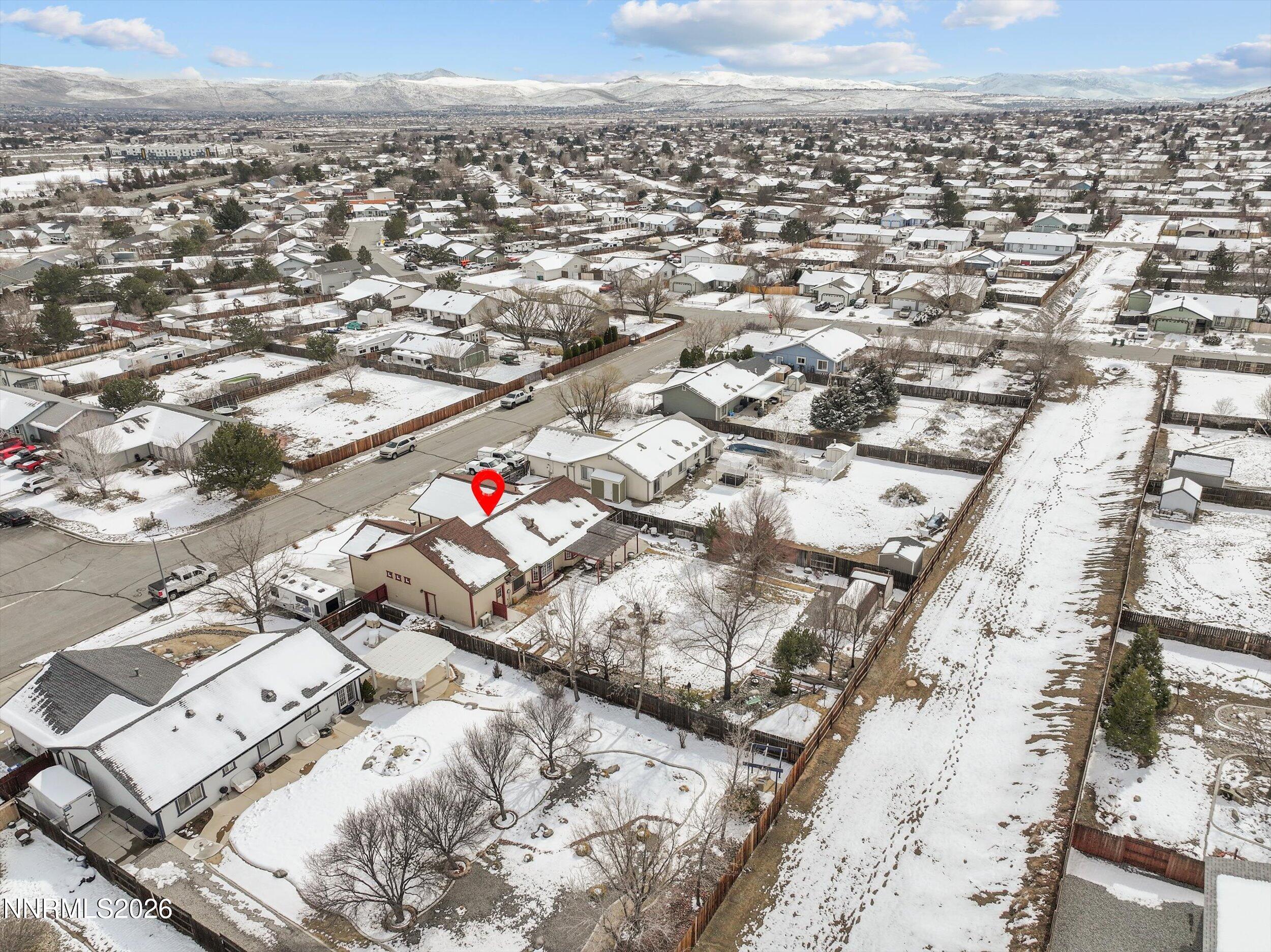 435 Kathy Terrace Sparks, NV 89436 - Photo 46 of 49 an aerial view of residential houses with outdoor space