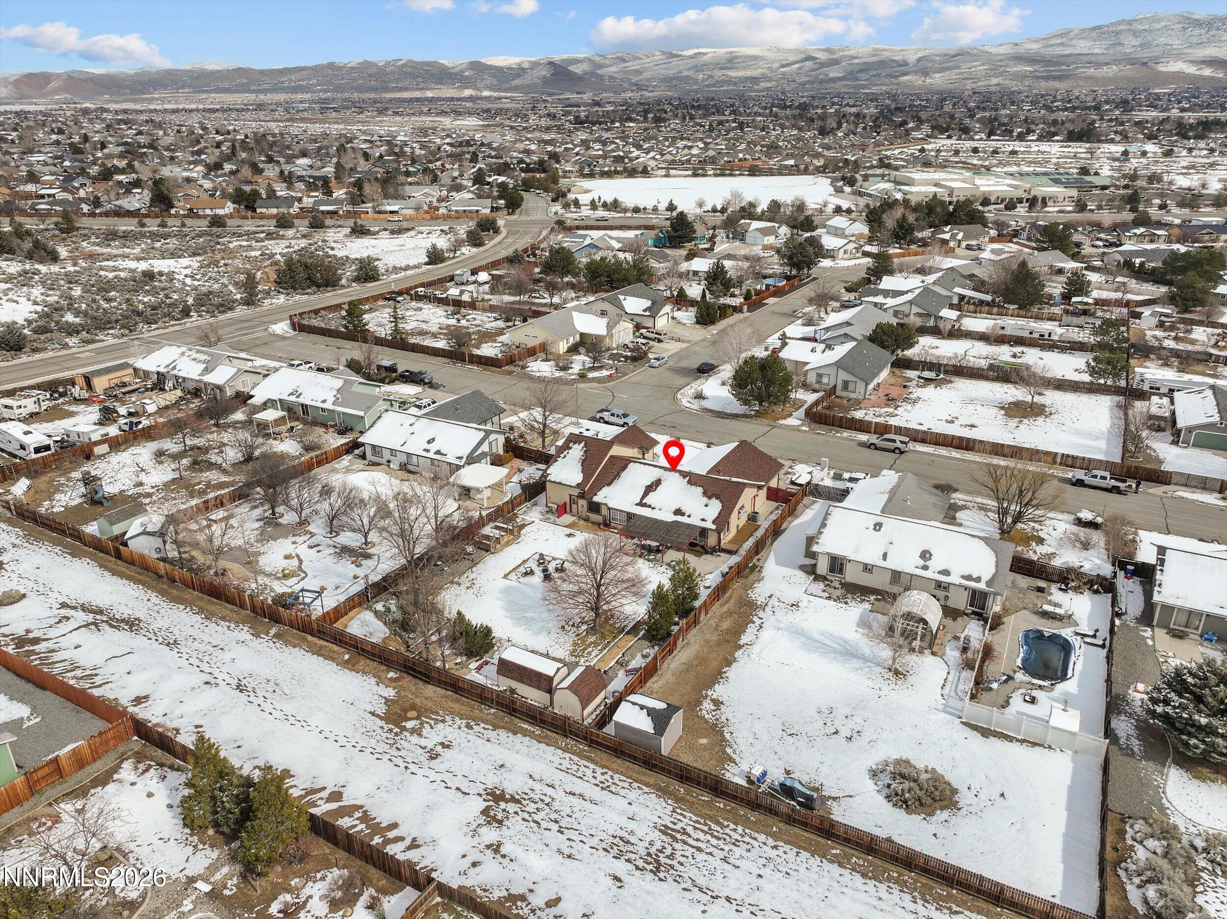 435 Kathy Terrace Sparks, NV 89436 - Photo 48 of 49 an aerial view of residential houses with outdoor space