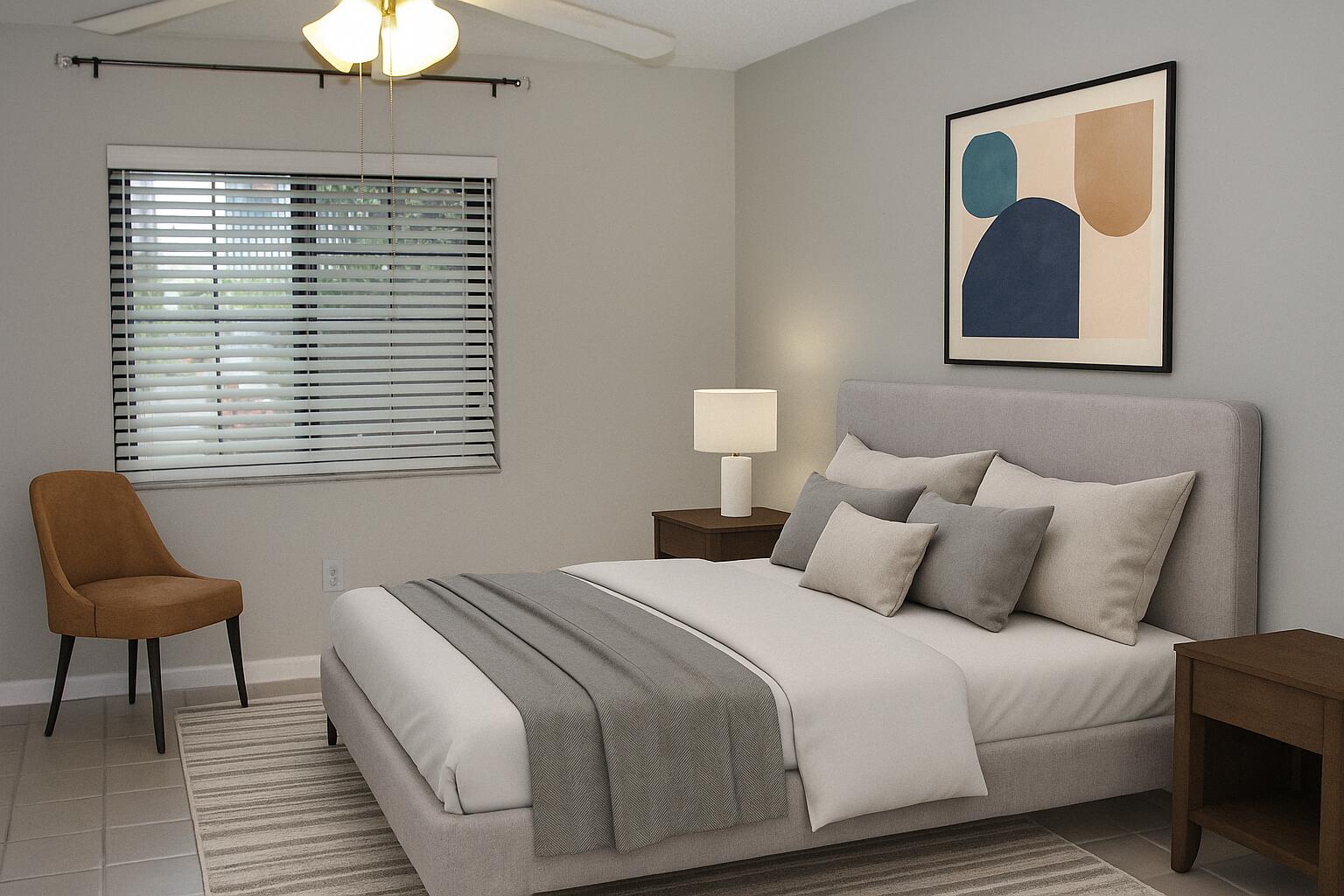 950 South Kanner Highway, Unit D4 Stuart, FL 34994 - Photo 11 of 36 a bedroom with a bed and a window