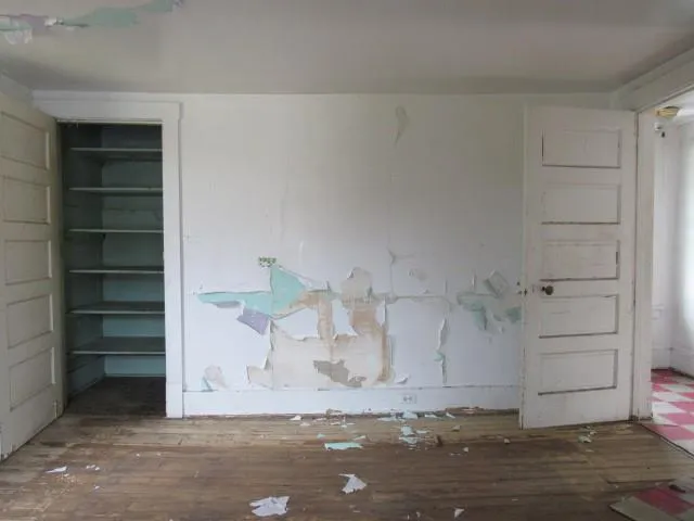 a view of water heater room