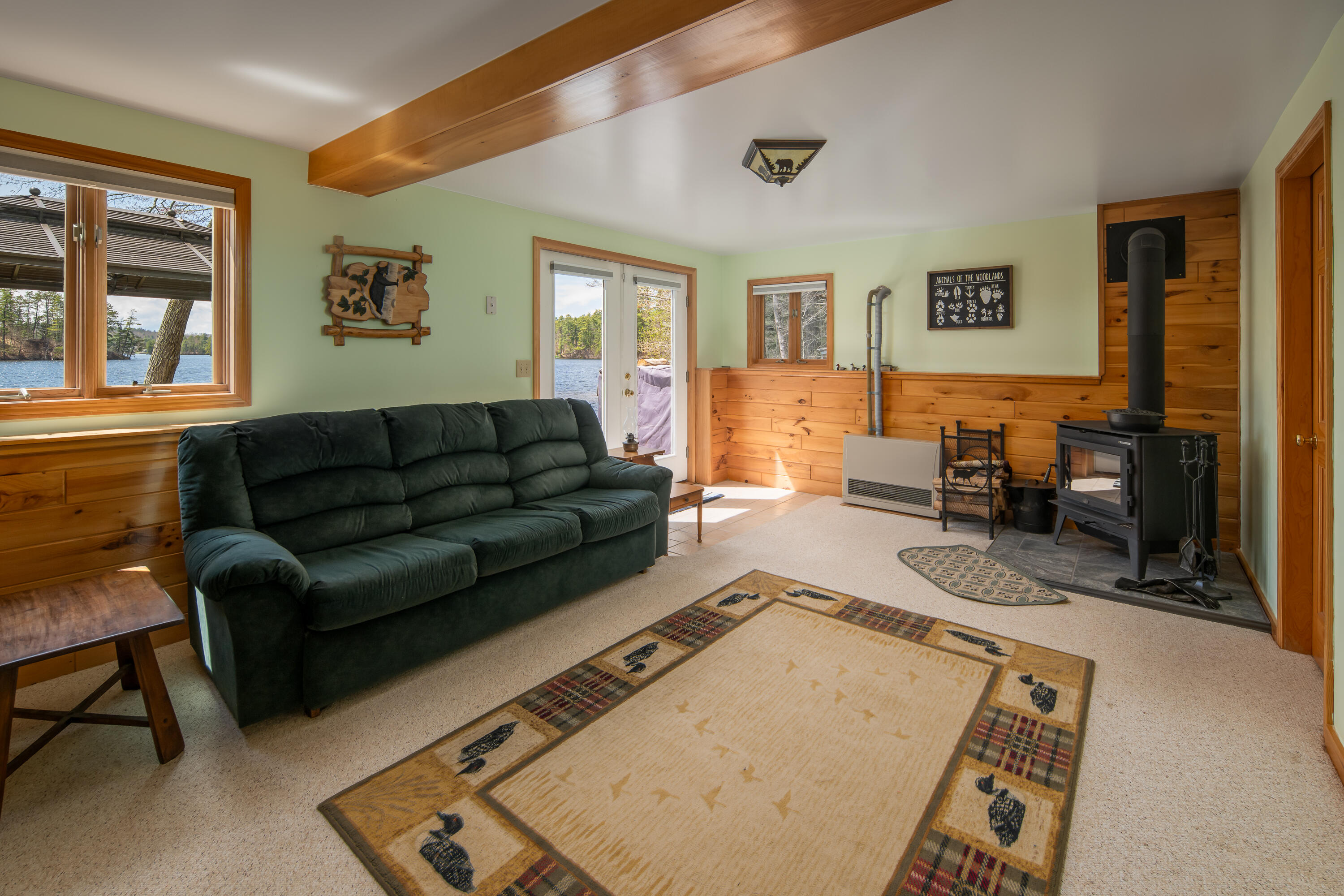 304 Whitehouse Road West Newfield, ME 04095 - Photo 21 of 60 Den w. Walk-Out Lake Access