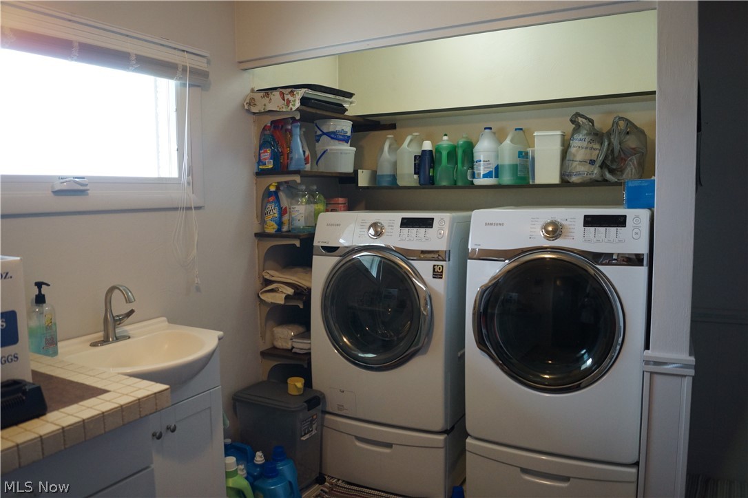 89640 Fairview Road Jewett, OH 43986 - Photo 25 of 34 WONDERFUL FIRST FLOOR LAUNDRY COMES COMPLETE WITH WASHER AND DRYER