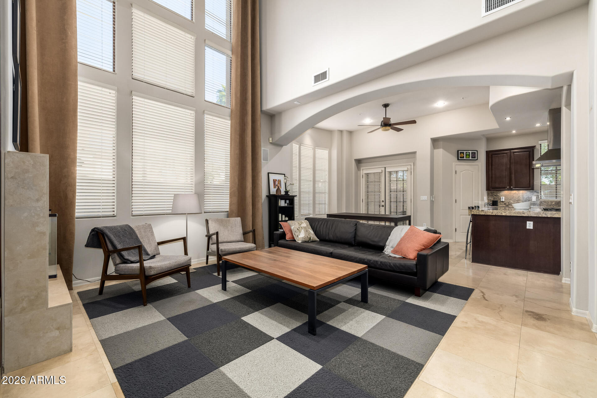 4430 North 22nd Street, Unit 3 Phoenix, AZ 85016 - Photo 13 of 68 a living room with furniture and a large window