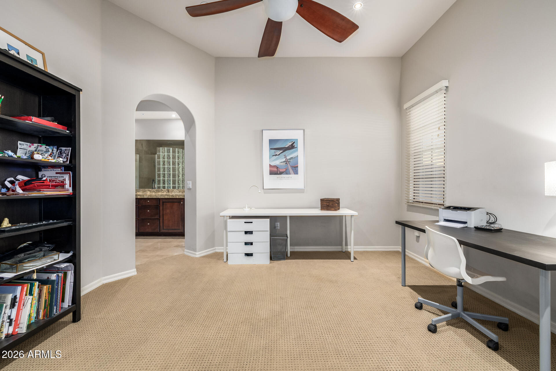 4430 North 22nd Street, Unit 3 Phoenix, AZ 85016 - Photo 29 of 68 a view of a workspace with furniture and a window