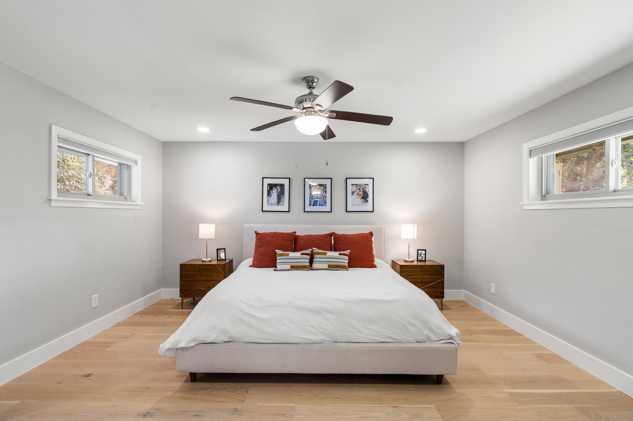 4423 Apollo Street Houston, TX 77018 - Photo 13 of 34 The primary bedroom is spacious with a neutral color palette, natural light and offers a private ensuite bathroom.