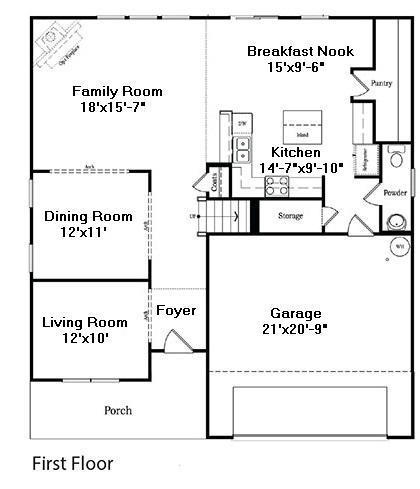 2006 Invention Way Ladson, SC 29456 - Photo 9 of 10 evans floor plan