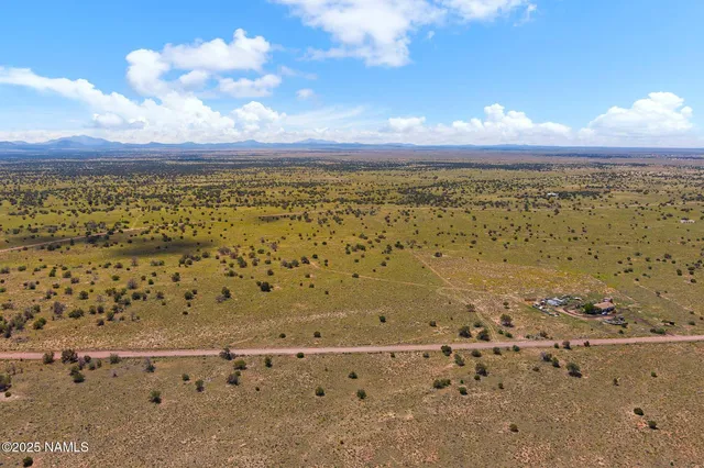 a view of a sky from a city