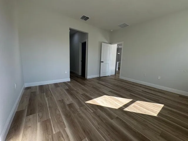 a view of wooden floor