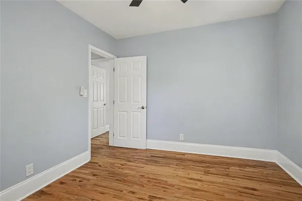 an empty room with a empty space and window