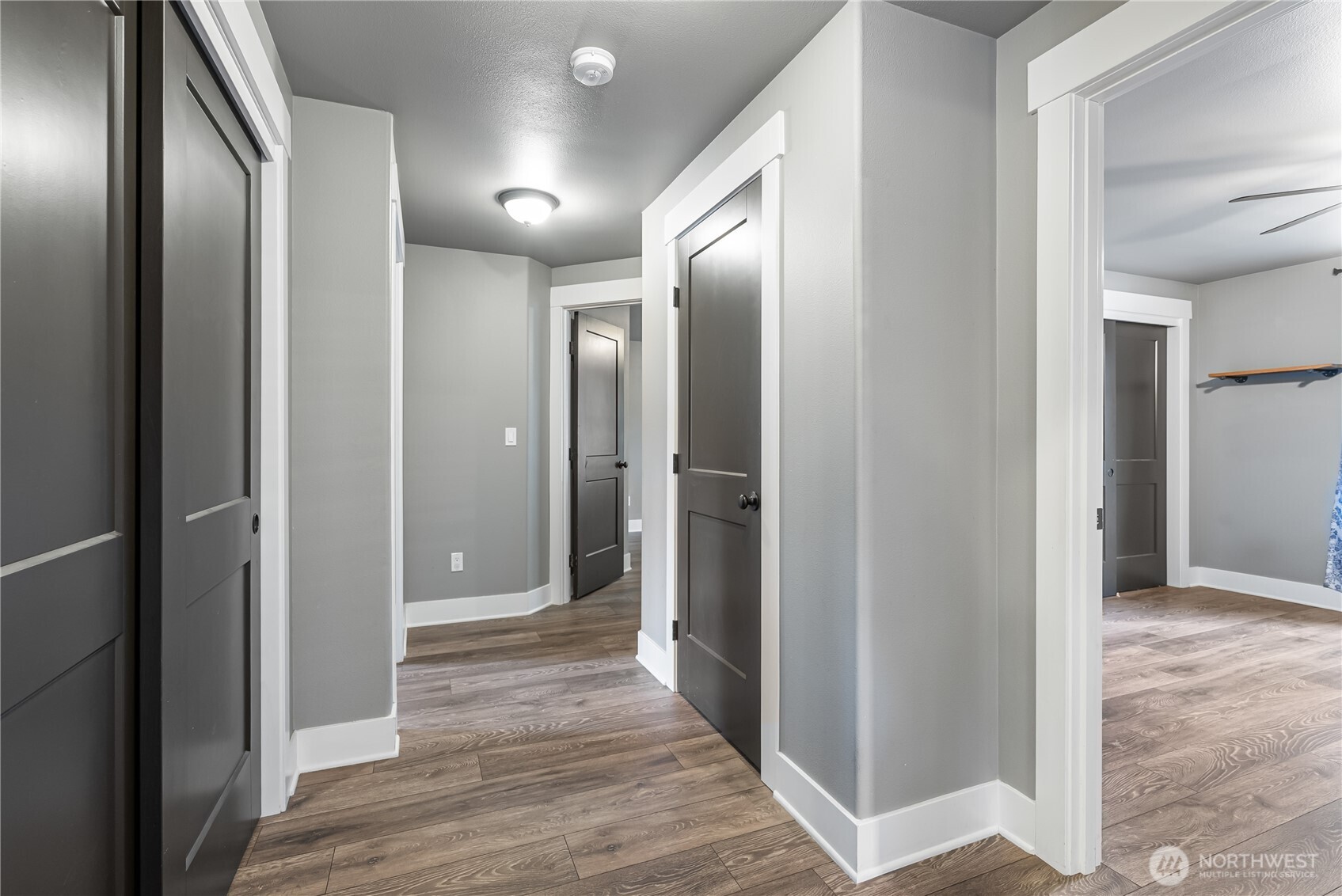 159 Salzer Road Centralia, WA 98531 - Photo 16 of 40 a view of hallway with hallway and wooden floor