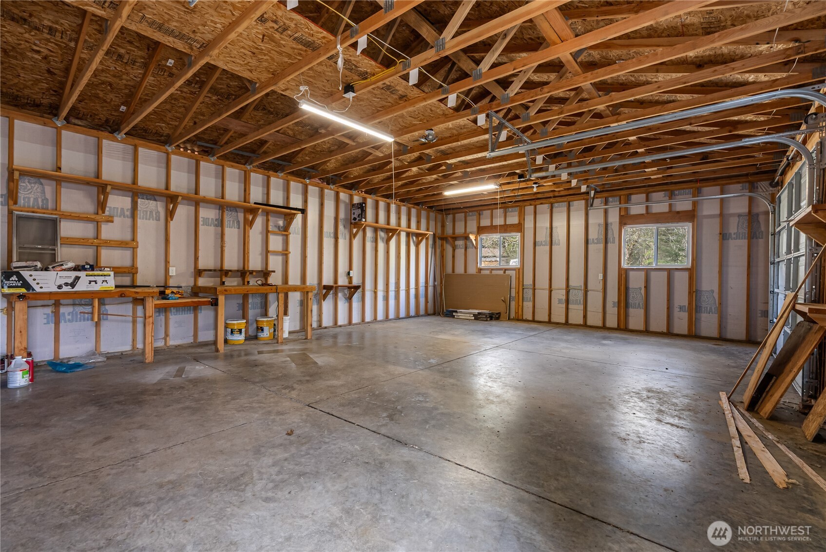 159 Salzer Road Centralia, WA 98531 - Photo 24 of 40 a view of an empty room with wooden walls