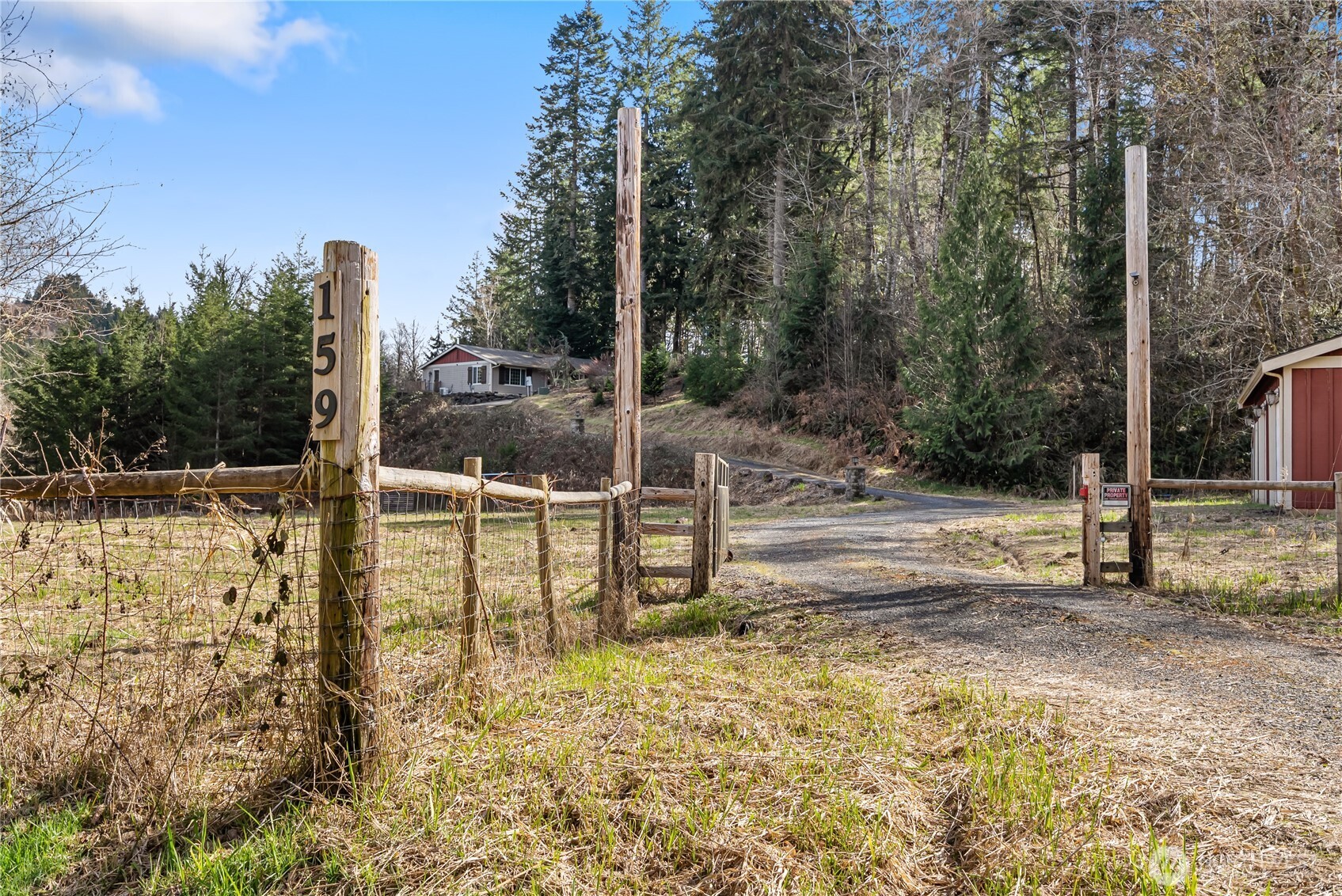 159 Salzer Road Centralia, WA 98531 - Photo 38 of 40 a view of a pathway of a house with a yard