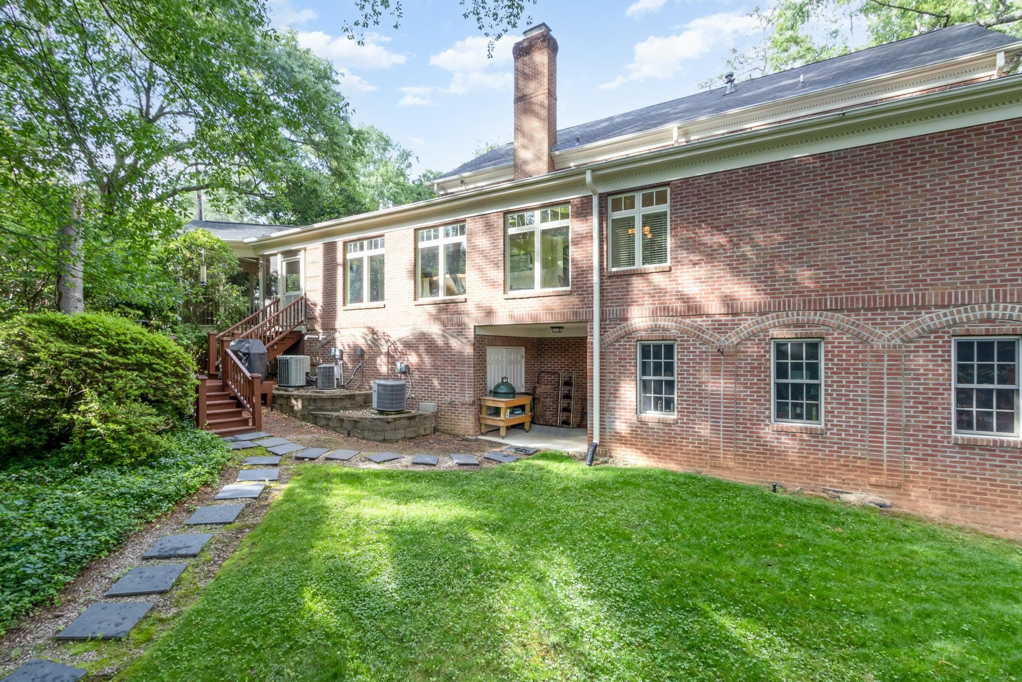 3327 Landor Road Raleigh, NC 27609 - Photo 55 of 60 Brand new grilling deck and the best bird watching. Back View