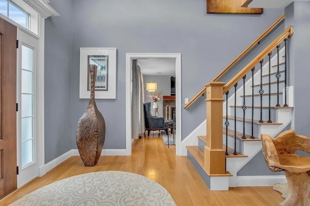 2 Morris Lane Rutland, MA 01543 - Photo 14 of 41 a view of an entryway with wooden floor and a livingroom view