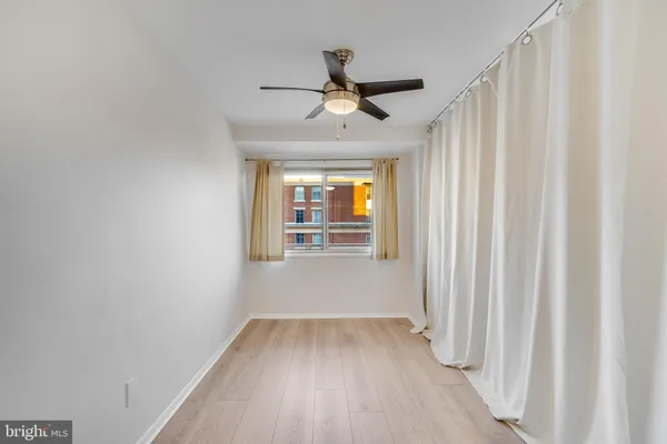 a view of balcony with a potted plant