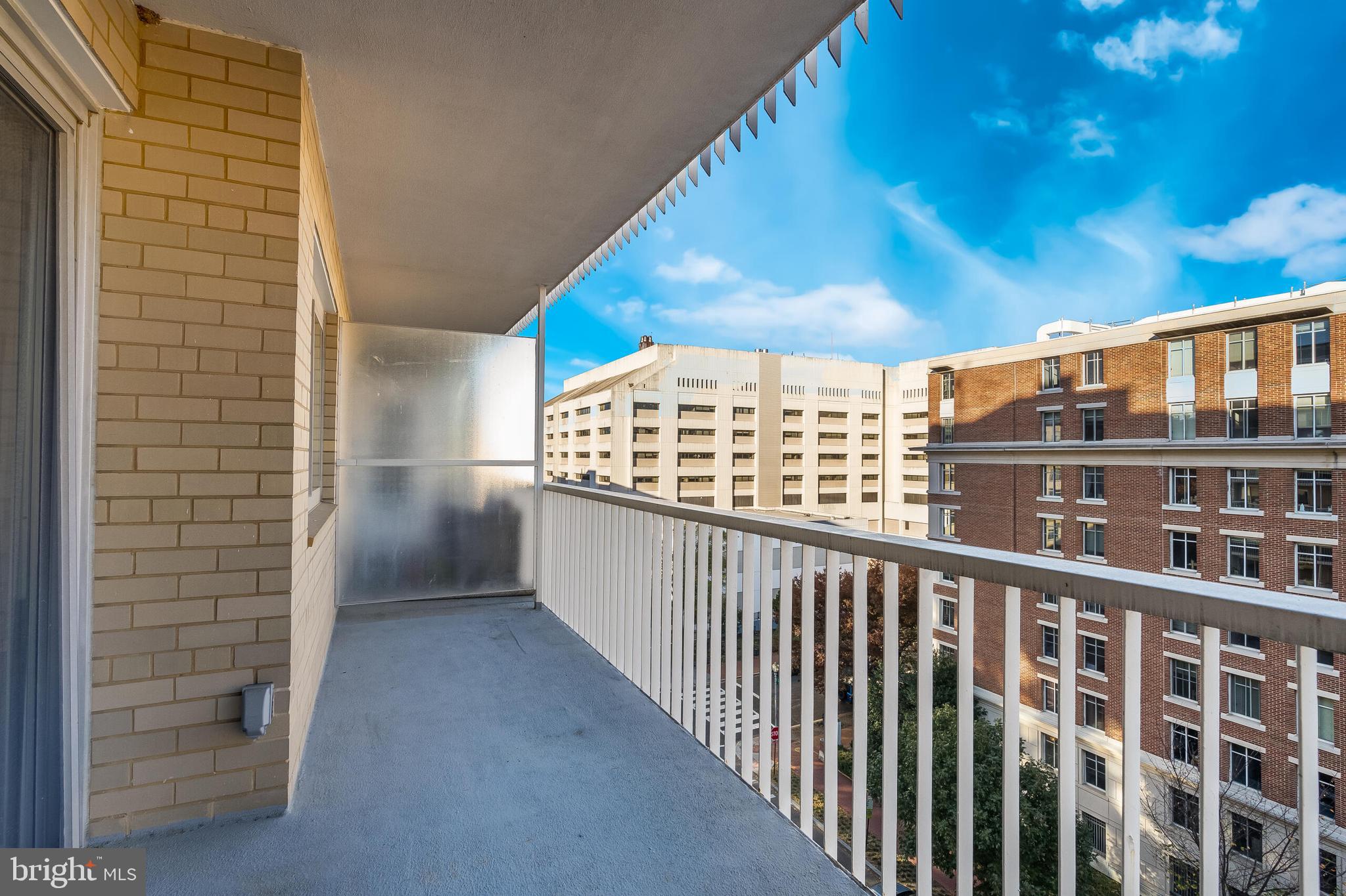 730 24th Street Northwest, Unit 708 Washington, DC 20037 - Photo 30 of 41 a view of balcony with a potted plant