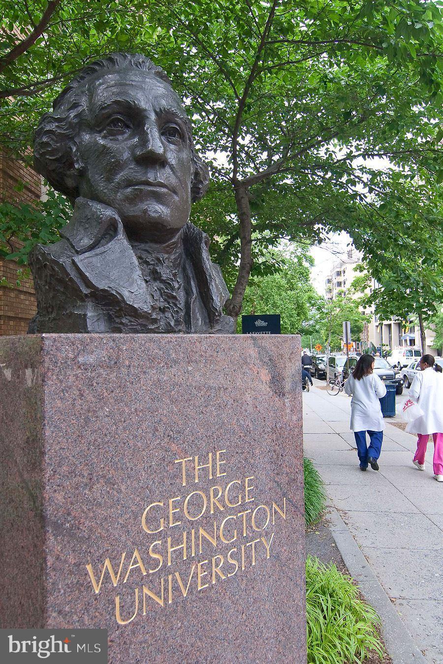 730 24th Street Northwest, Unit 708 Washington, DC 20037 - Photo 40 of 41 a view of a backyard