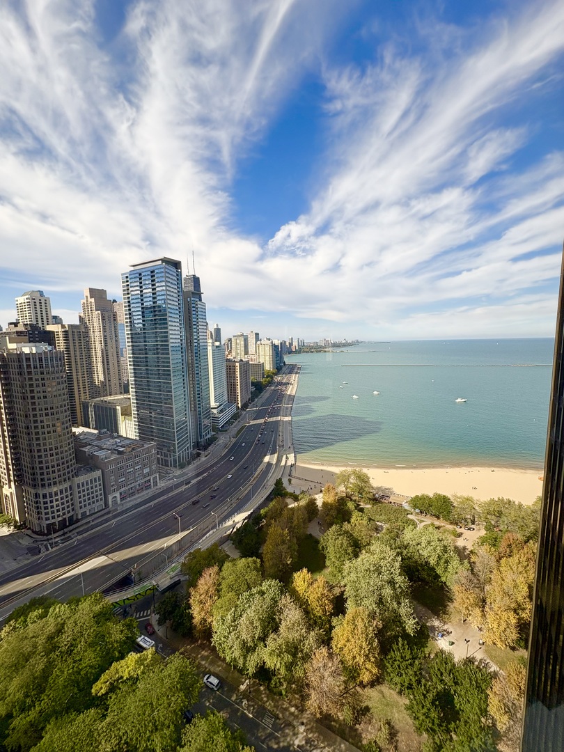 505 North Lake Shore Drive, Unit 3312 Chicago, IL 60611 - Photo 11 of 35 a view of a water with a building in the background