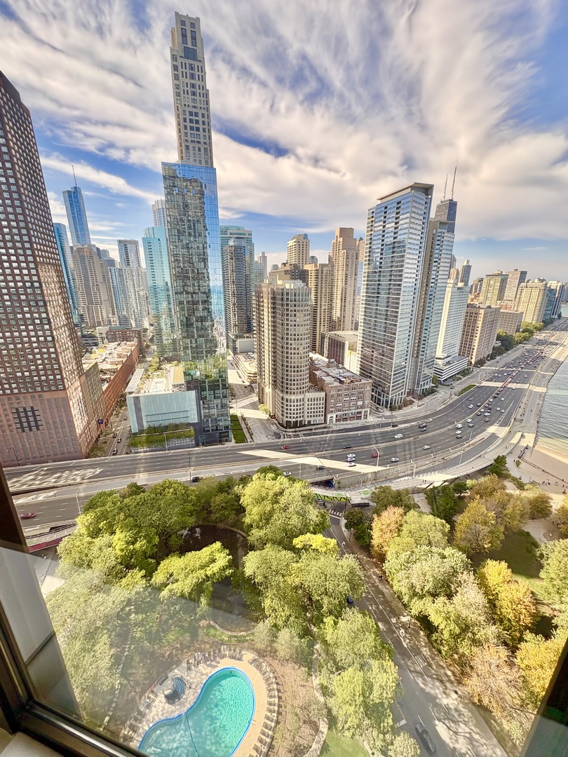 505 North Lake Shore Drive, Unit 3312 Chicago, IL 60611 - Photo 12 of 35 a view of swimming pool with outdoor seating