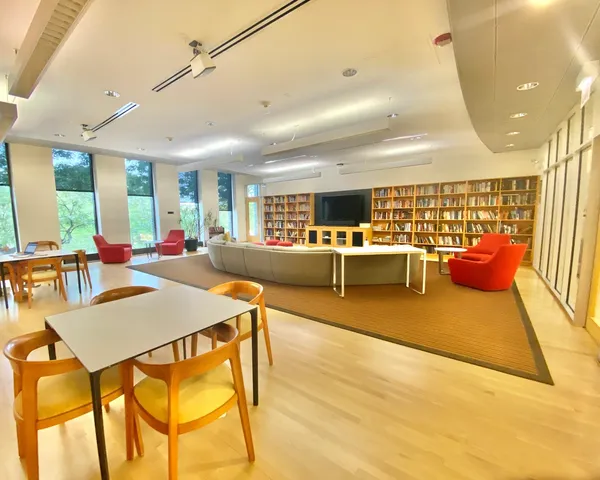 a view of kitchen and living room