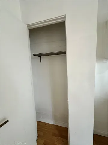 a close view of closet