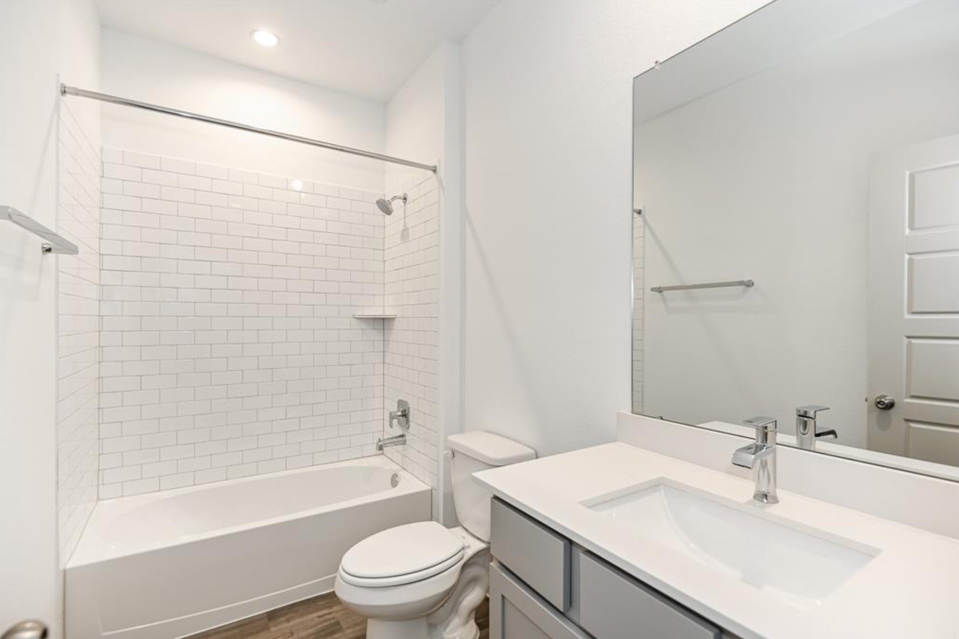 7918 Brumly Lane Rosharon, TX 77583 - Photo 23 of 34 a bathroom with a sink toilet and shower