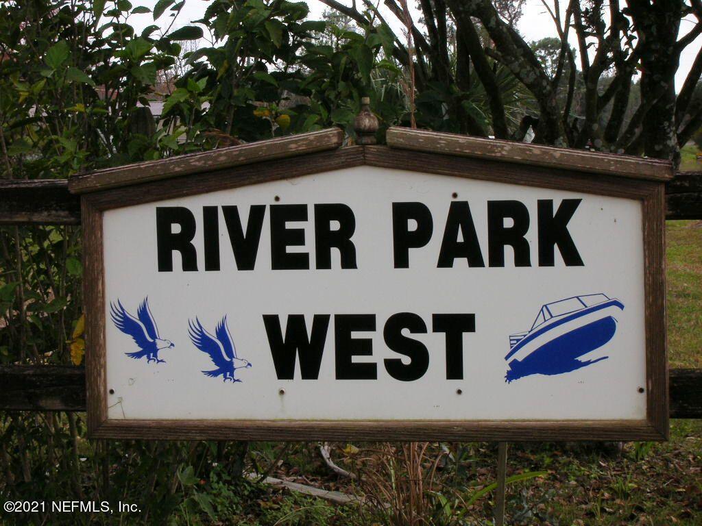 River Park West Sign