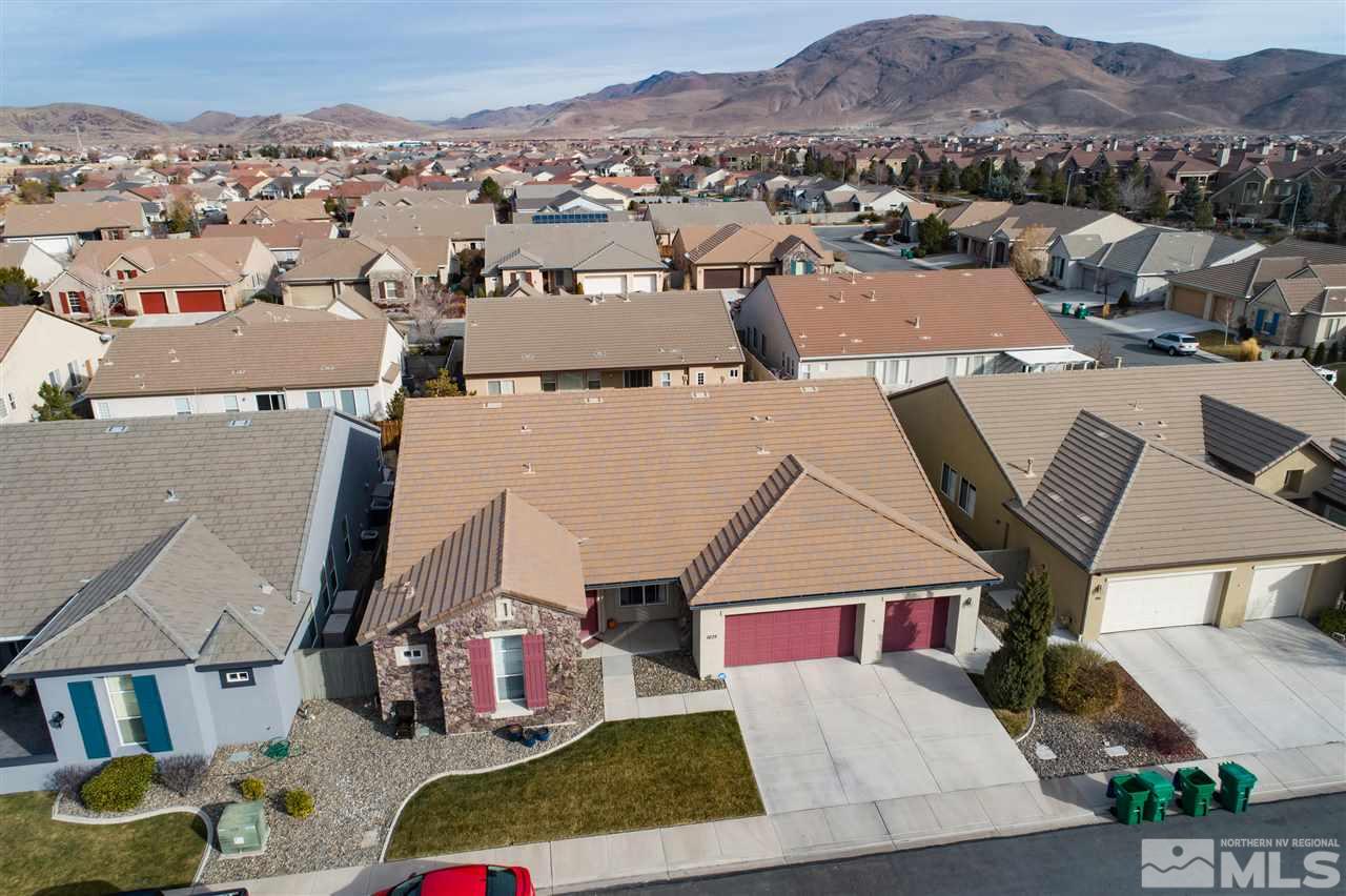 1675 Greycrest Way Reno, NV 89521 - Photo 24 of 25 an aerial view of a house with a garden