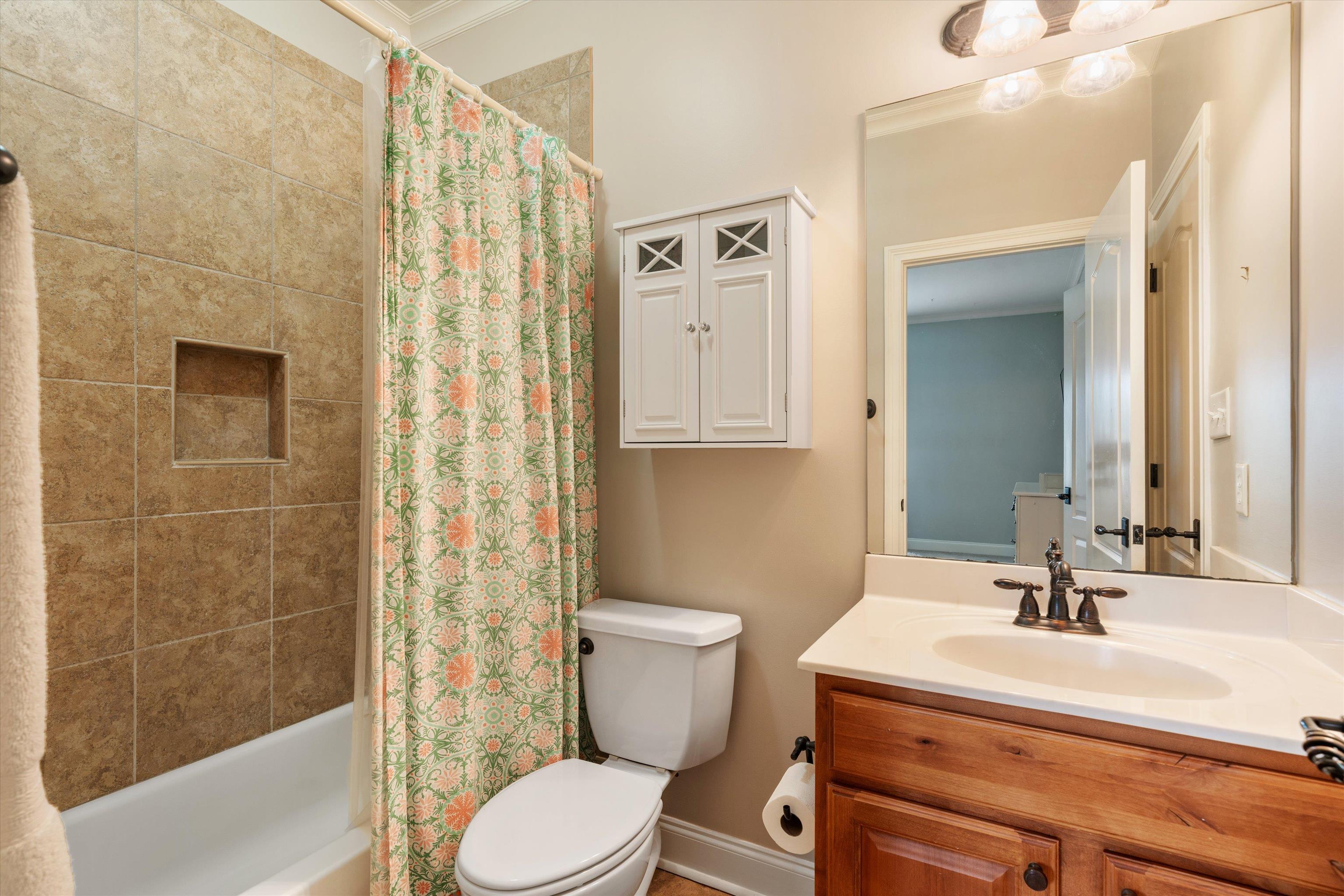 1328 Bridgepointe Drive Collierville, TN 38017 - Photo 28 of 40 a bathroom with a sink a toilet and shower