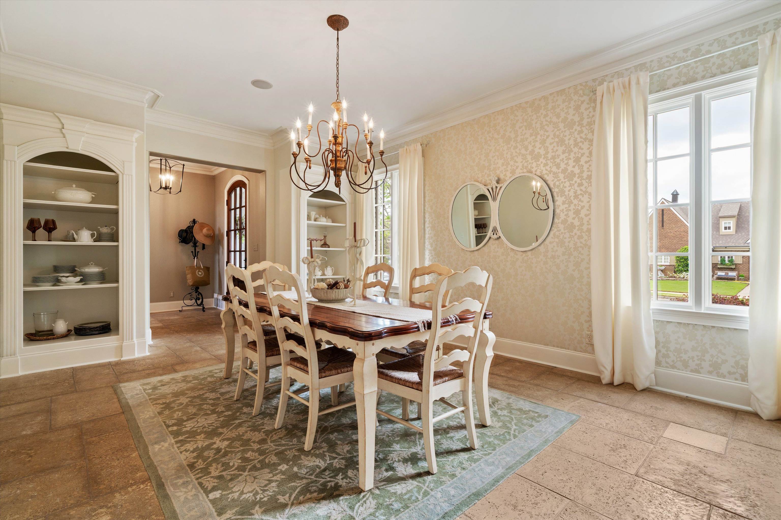 1328 Bridgepointe Drive Collierville, TN 38017 - Photo 6 of 40 a view of a dining room with furniture window and outside view