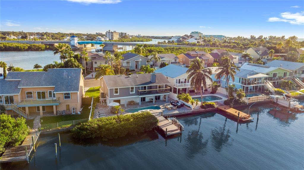 328 6th Avenue Indian Rocks Beach, FL 33785 - Photo 5 of 45 an aerial view of a house with outdoor seating