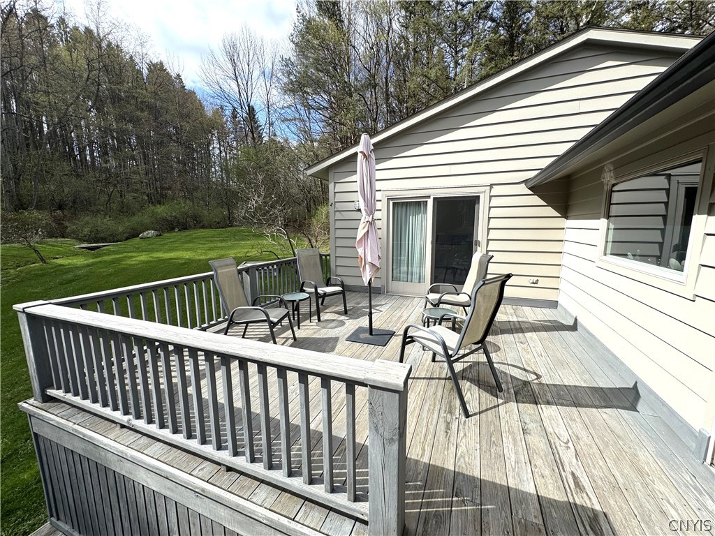 2729 West Hill Road Madison, NY 13346 - Photo 14 of 46 wrap around deck