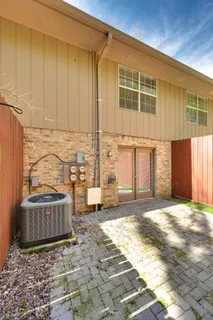 a backyard of a house