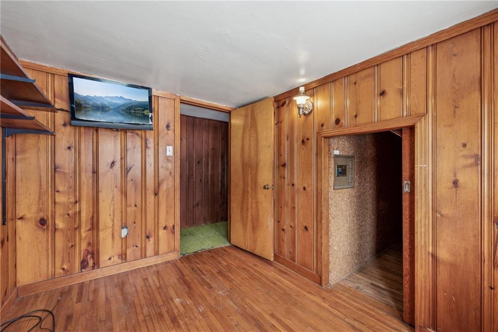 711 Pleasant Valley Road Connellsville, PA 15425 - Photo 22 of 46 a view of a entryway with wooden walls