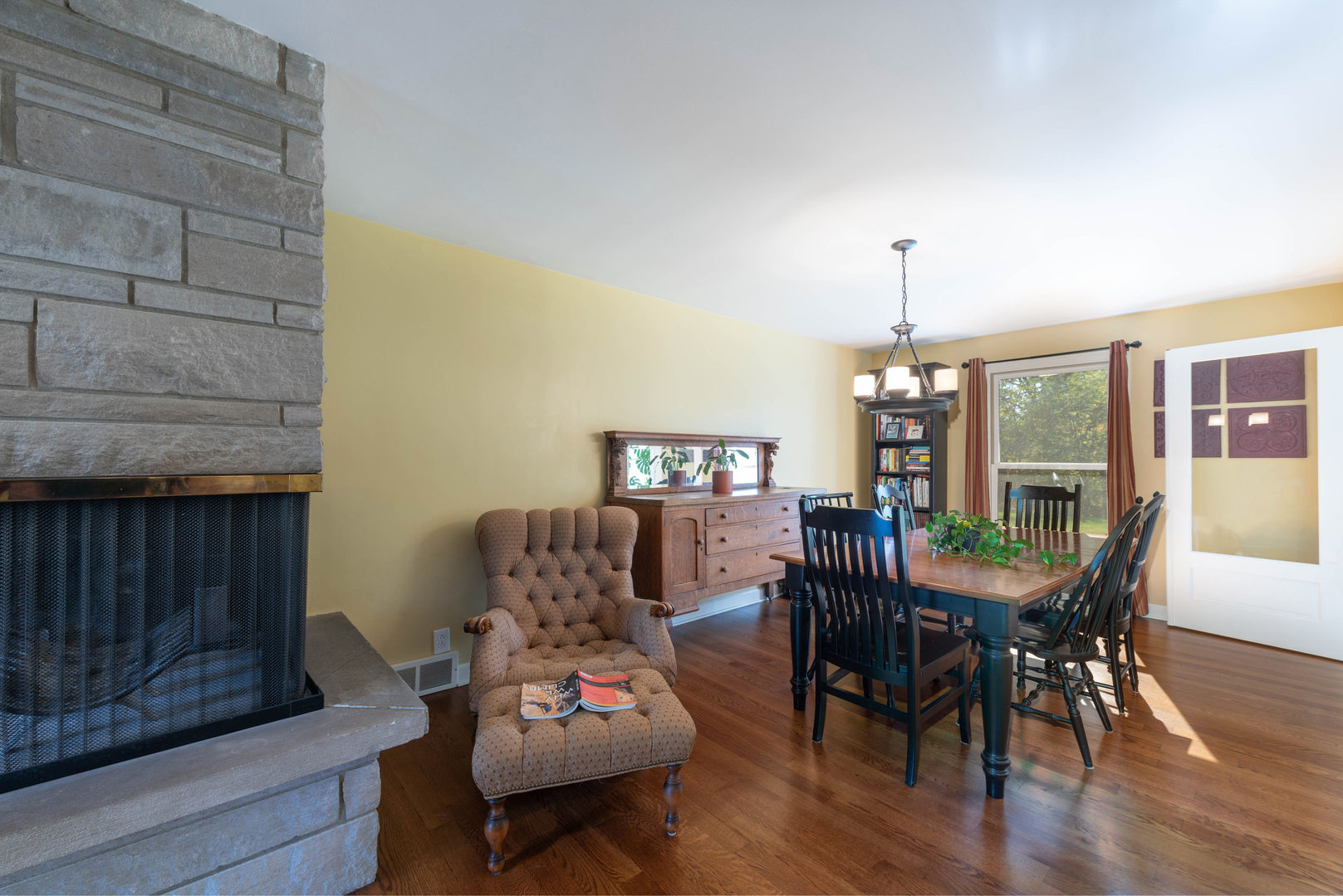 36W231 Crane Road St. Charles, IL 60174 - Photo 9 of 29 a view of a dining room with furniture window and wooden floor