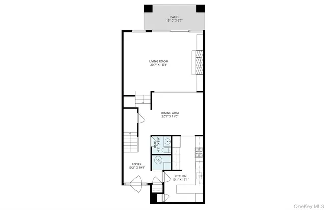 a picture of a floor plan