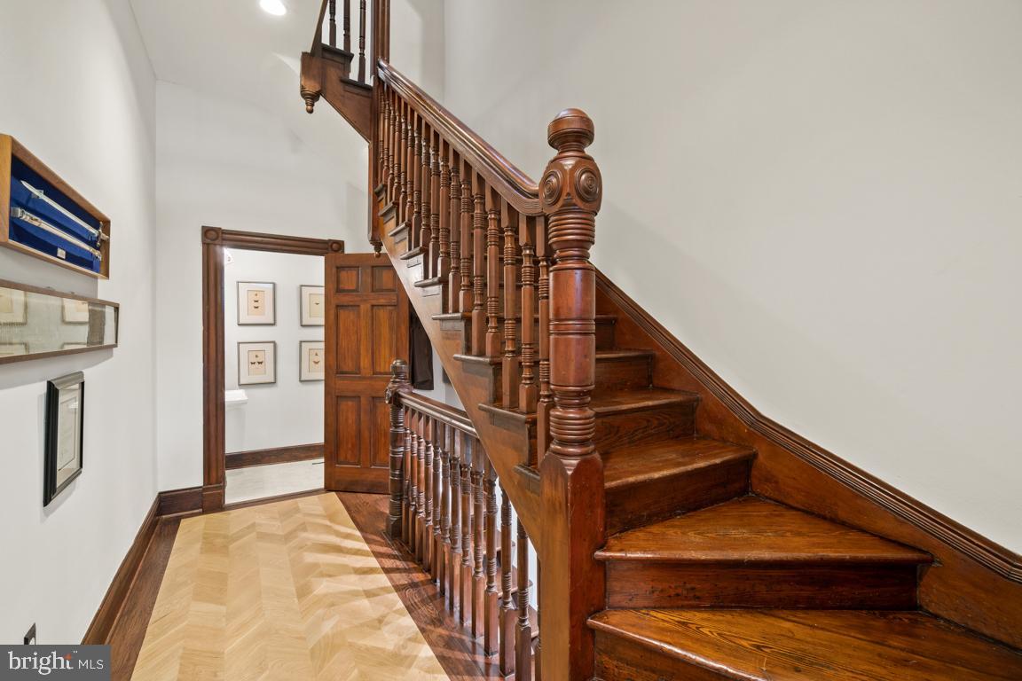 1512 P Street Northwest Washington, DC 20005 - Photo 18 of 50 Main level grand staircase
