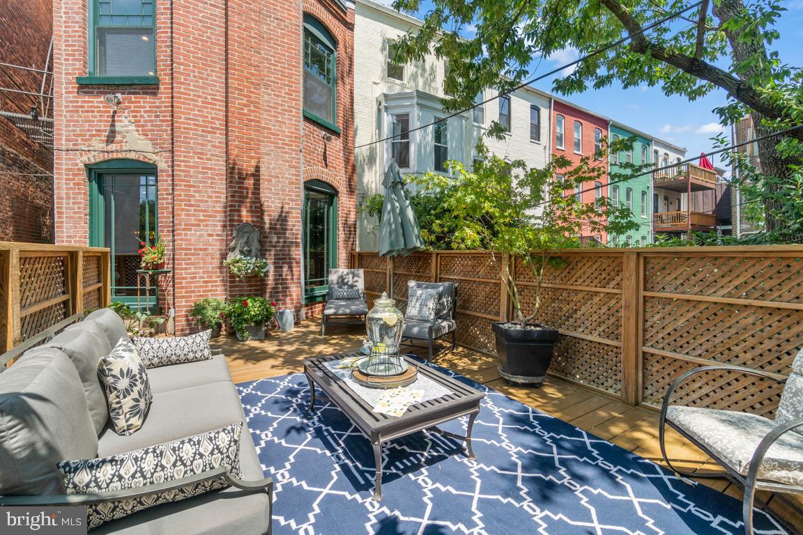 1512 P Street Northwest Washington, DC 20005 - Photo 49 of 50 rear deck