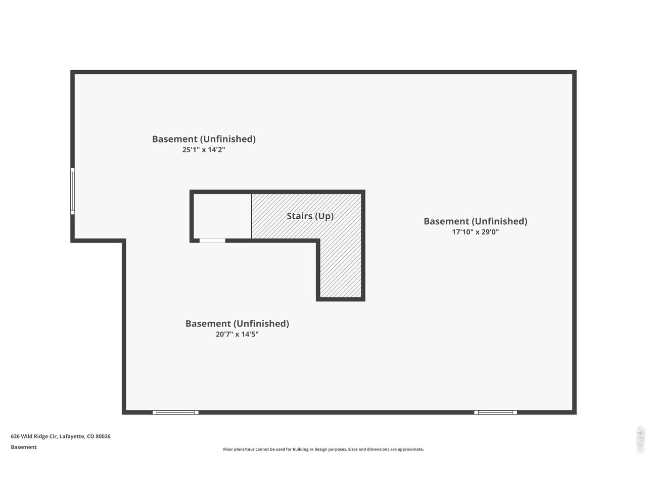 636 Wild Ridge Circle Lafayette, CO 80026 - Photo 40 of 40 Basement floor plan