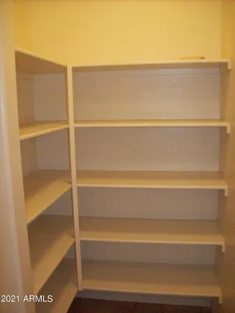 a close view of closet