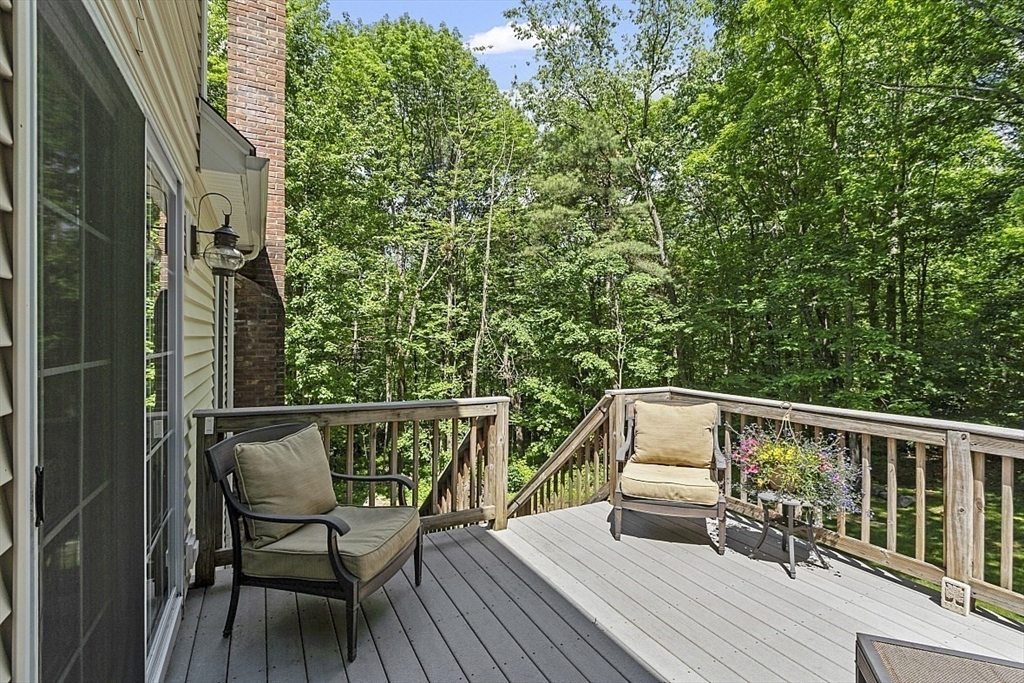 34 Ball Hill Road Princeton, MA 01541 - Photo 33 of 37 a view of balcony with furniture and trees