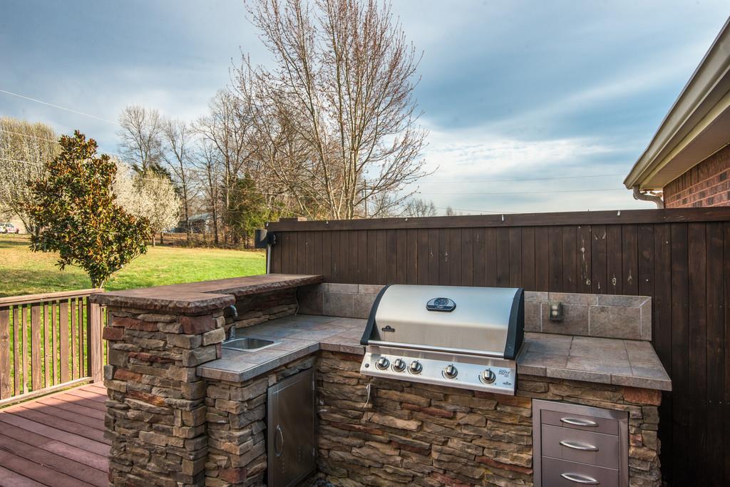 419 Buddy Road Burns, TN 37029 - Photo 28 of 30 Amazing Outdoor Entertaining Area..Posts in Place for Covering this Area